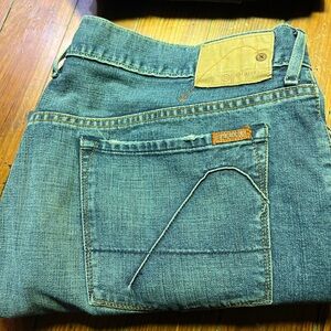 Vintage y2k guess jeans fire back pockets skater grunge vibes baggy 36/32